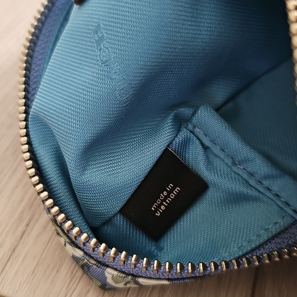 NWT Coach 67122 Boxy Cosmetic Case In Sleeping Rose Print, Small 6.5x3.75" - Picture 12 of 15